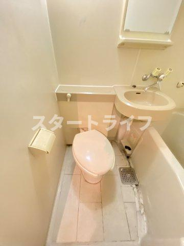 大阪市東淀川区豊新２丁目の賃貸マンションのトイレ