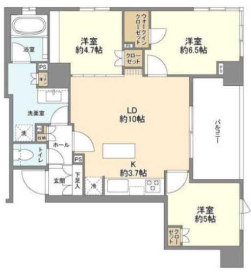 【間取り】 | プラウド中央林間