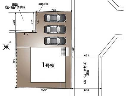 安佐北区三入南２丁目の駐車場