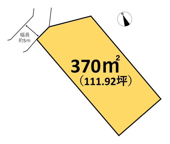 自然豊かな大室高原の土地の土地図
