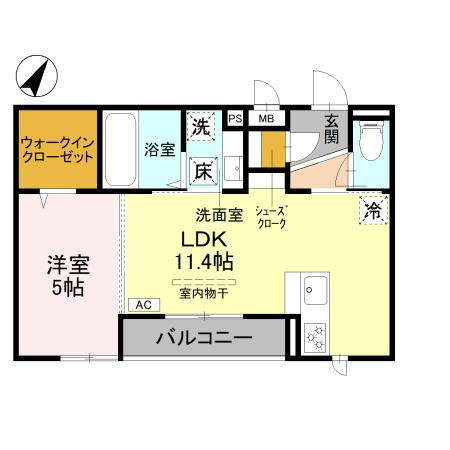 【間取り】 | メルヴェイユ　ソレイユ