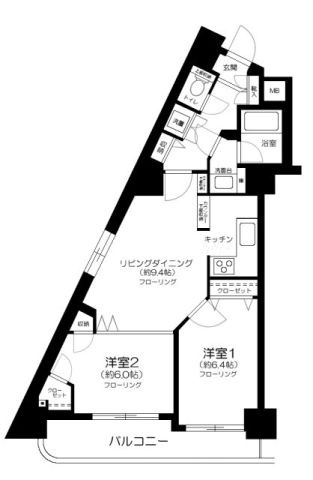 アドバンスコート田端の間取り|間取りです。