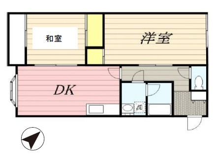 サンライズ関道の間取り