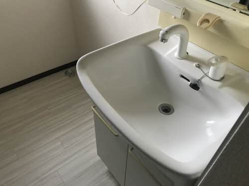 ハイツ和光Aの洗面所
