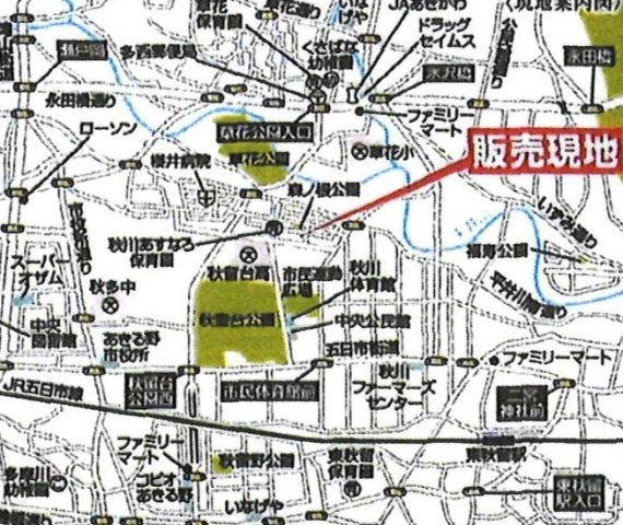 あきる野原小宮第2期　全2棟　1号棟の地図