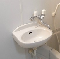 リリックコート313の洗面所