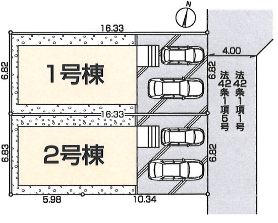 東村山市富士見町第5　全2棟　1号棟