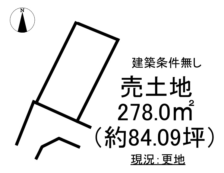 関本町関本上字石倉 売土地の土地図