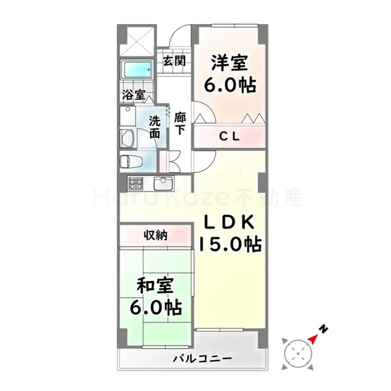 【間取り】 | 野並シャンテ【名古屋市賃貸・エレベーター】