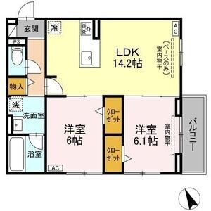 【間取り】 | セレスティア唐山町