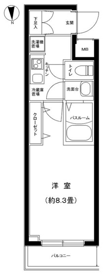 【間取り】 | スカイコートグレース西六郷