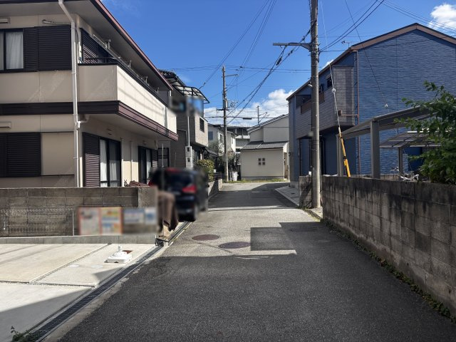 明石市二見町東二見戸建の前面道路含む現地写真