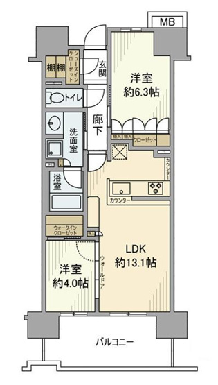 【間取り】 | フラージュ押上 | 間取り