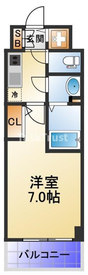 【間取り】 | エスリード大阪クレストコート