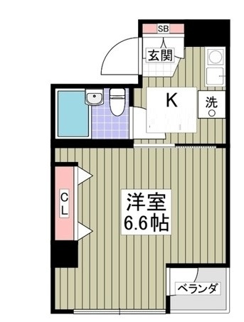 グリーンシャンクの間取り|間取りです。