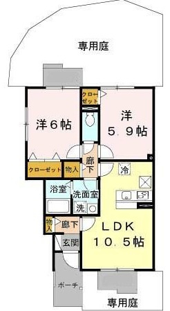 ヴェールフォンテーヌの間取り