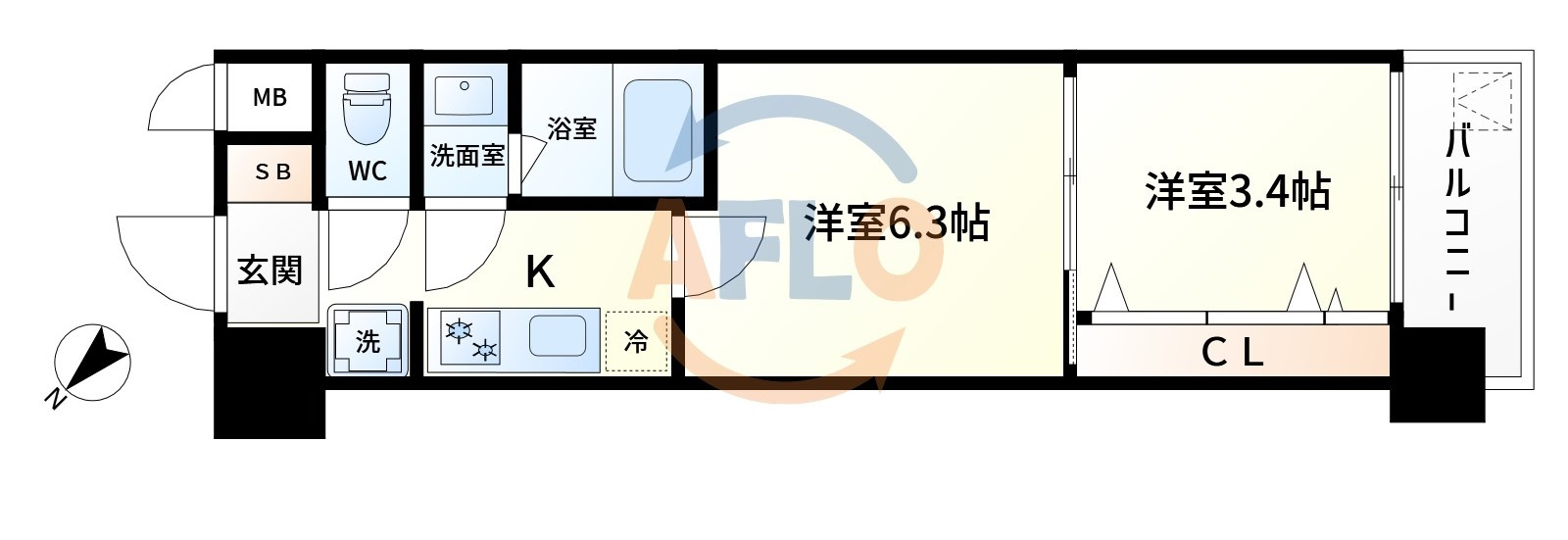 スプランディッドエイトの間取り|スプランディッドⅧ　間取り