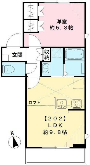 カーサ中町の間取り