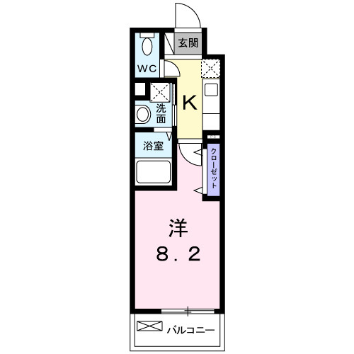 バンブー　ランの間取り