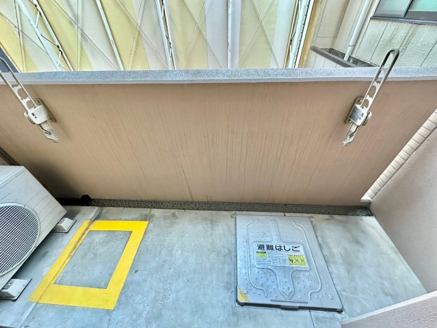 ベルドミール西二階町のバルコニー