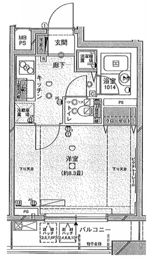 ウィンシティ上野タワーの間取り|間取りです。