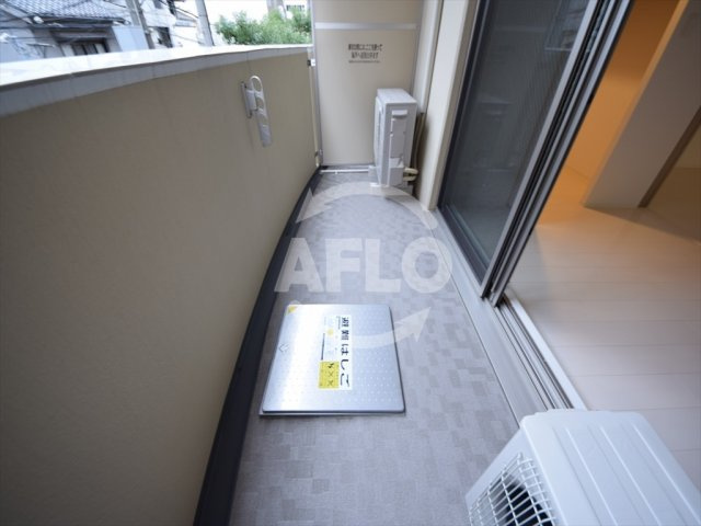 セレニテ谷町calmeのバルコニー|セレニテ谷町calme（セレニテ谷町カルム）　バルコニー