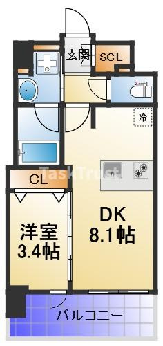 【間取り】 | エステムコート梅田・天神橋Ⅳステーションフロント