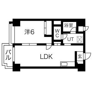 メゾンベルクレール中津の間取り