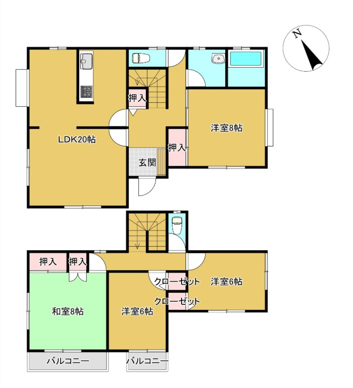 千葉市緑区あすみが丘５丁目の間取り