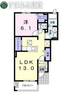 【間取り】 | エターナル　西尾市上矢田町