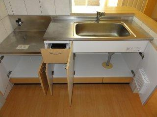 アルシオーネ　弐番館の収納|キッチン収納下