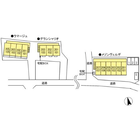 グランシャリオの区画図