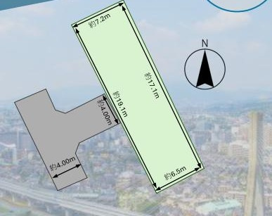 鶴ヶ島市五味ヶ谷　売地の区画図