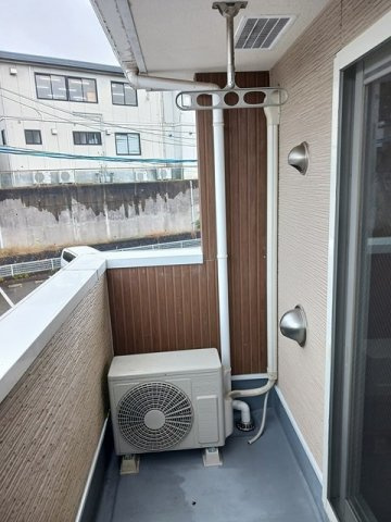 Ｎｅｗ和田ハイツ　Ｂのバルコニー