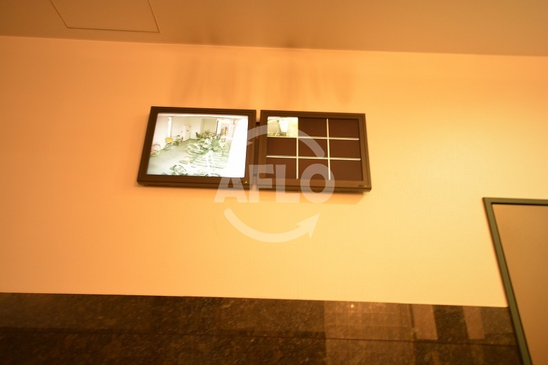 レインボーコート谷町五のセキュリティ|レインボーコート谷町五　防犯カメラ複数あり