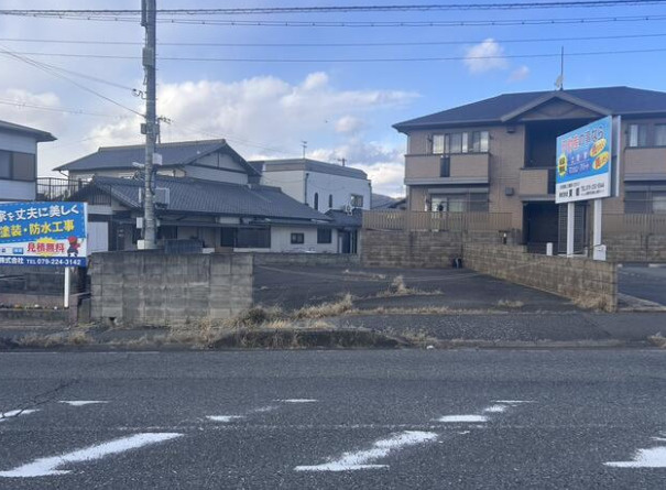 姫路市花田町小川の売地の外観