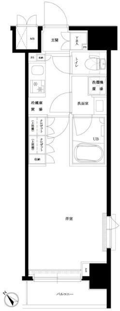 ルーブル住吉弐番館の間取り