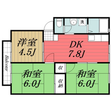 【間取り】 | グリーンハイツ