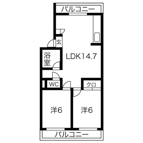 【間取り】 | Comfy鴻池新田駅前