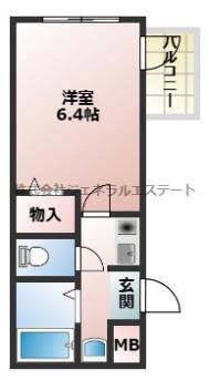 真奈ハイツの間取り