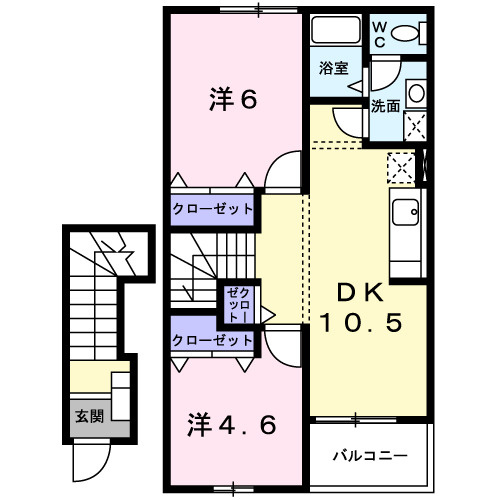 かりんの間取り|間取図