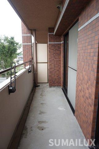 熊本市東区下南部１丁目の賃貸マンションのバルコニー