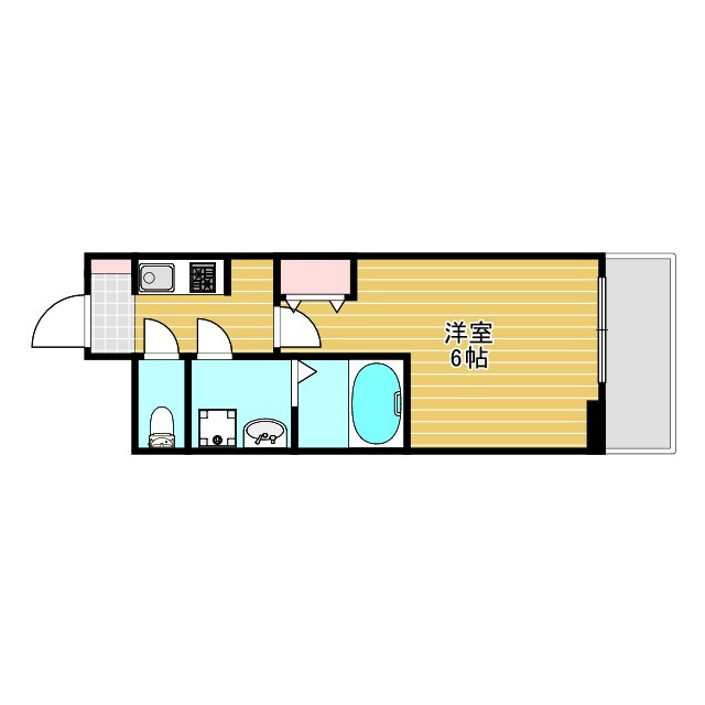 M-RESIDENCE新大阪Gardenの間取り