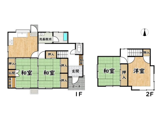 姫路市勝原区宮田/中古戸建の間取り