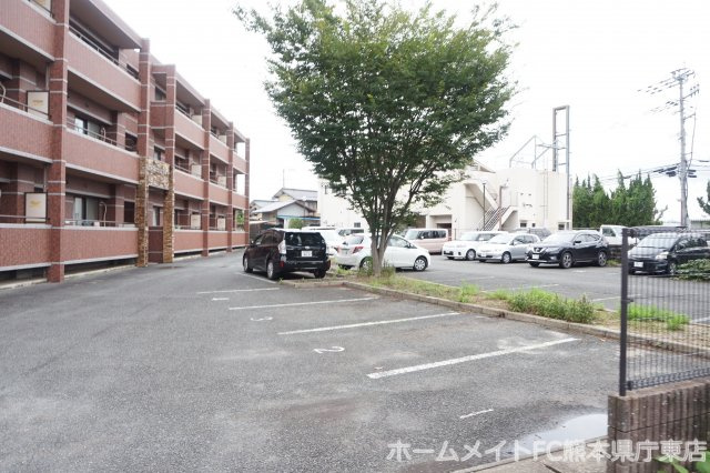 熊本市東区下南部１丁目の賃貸マンションの駐車場