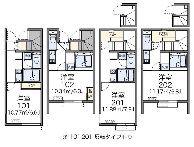 レオネクストベルメゾンの間取り