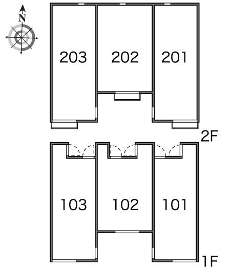 レオネクストベルメゾンの区画図