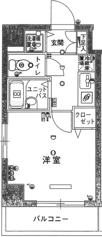 スカイコートヌーベル中村橋の間取り