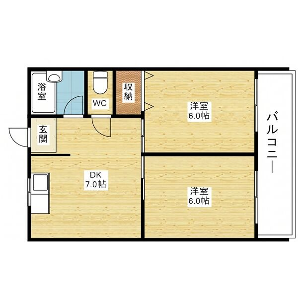 シャローム加島の間取り