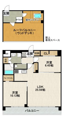 プレジオ宝塚ASIANの間取り